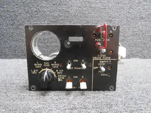 2614045-25 Learjet Fuel Control Panel (Minus Indicator)